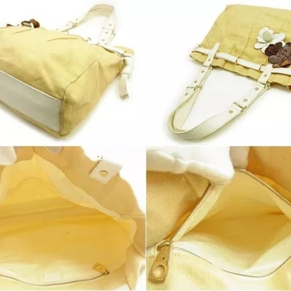 Celine Tote bag Beige White Woman Authentic Used - Picture 7 of 7